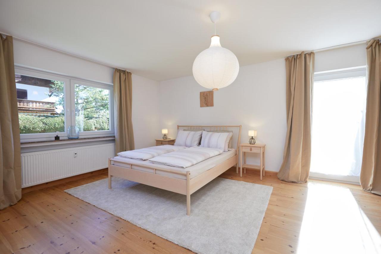 Ferienwohnung Zum Hirschgarten Krun Luaran gambar